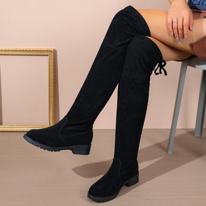 Women Over‑the‑Knee Boots Sued - Sock Boot Women recension och pris