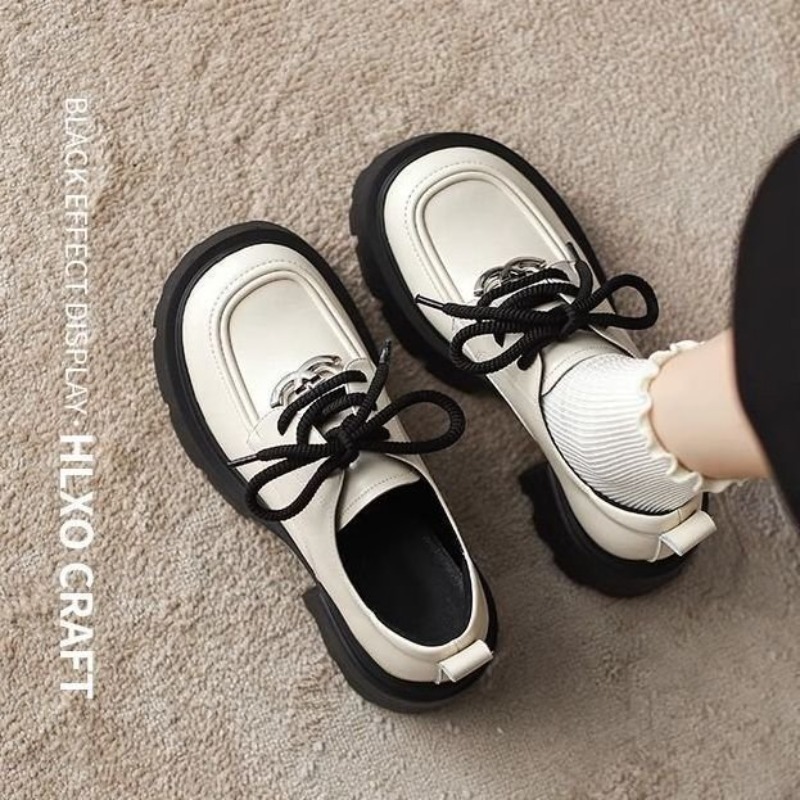 Women White Platform Oxford Sh - Oxford Lace Up Women recension och pris
