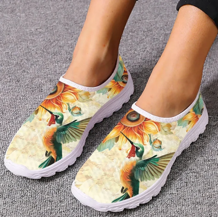 Hummingbird Sunflower Print Lo - Women Shoes Tennis recension och pris