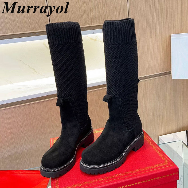 Knee High Boots Autumn Winter  - Sock Boot Women recension och pris
