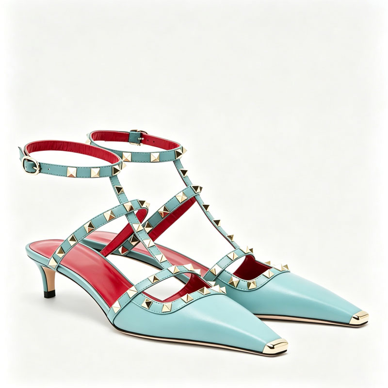 2026 Women's Rivet Low Heel Sq - Women'S Shoes Quality recension och pris