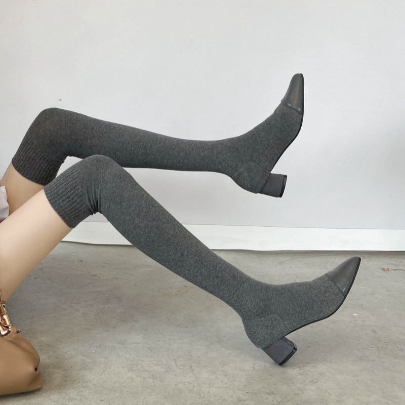 High Knee Sock Shoes 2025 New  - Sock Boot Women recension och pris