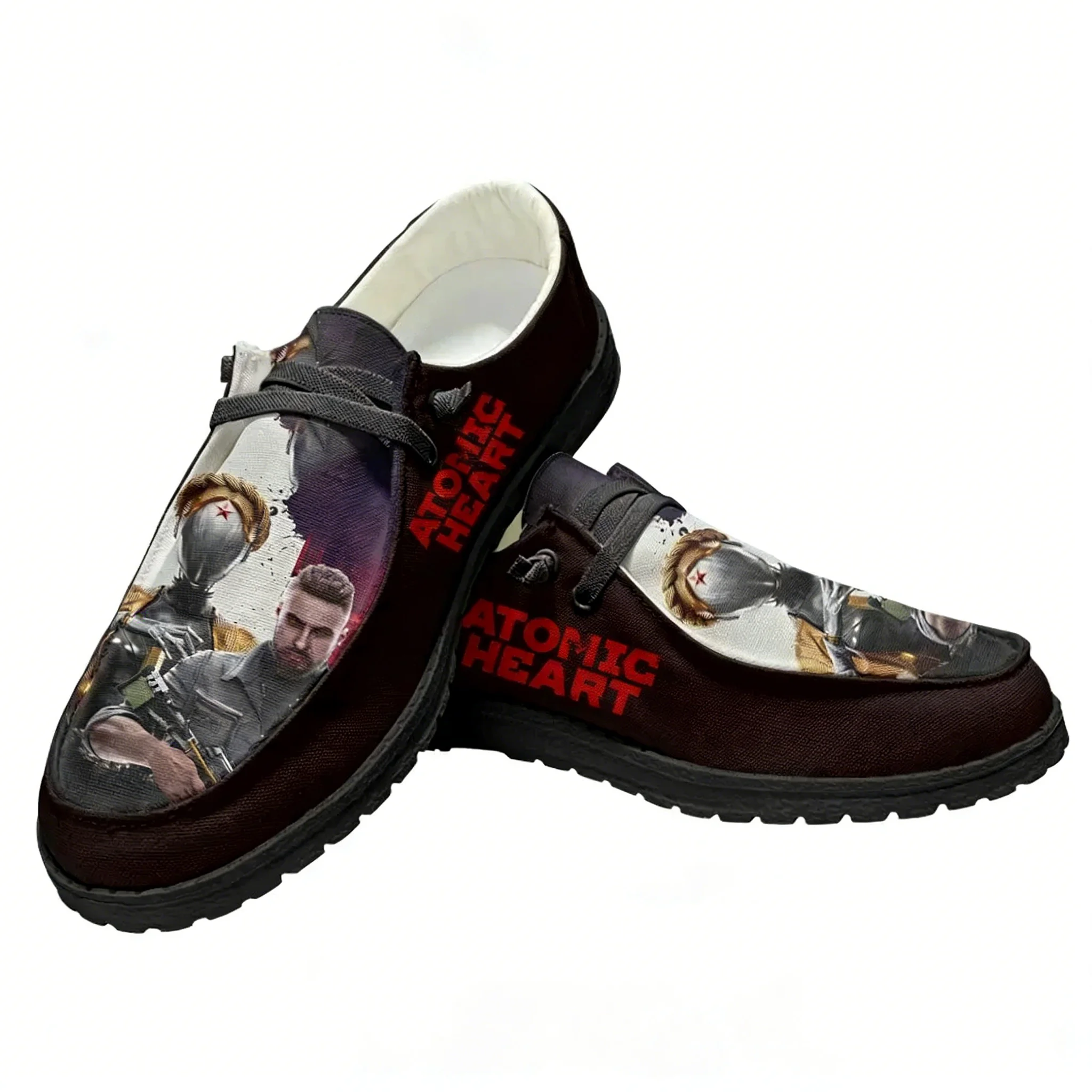 Atomic Heart Casual Shoes Flat - Oxford Lace Up Women recension och pris