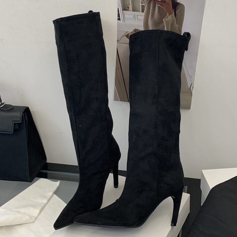 Eilyken Sexy Thin High Heels P - Knee High Boots Women recension och pris