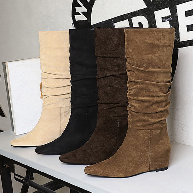 BIGTREE New Autumn Winter Desi - Knee High Boots Women recension och pris