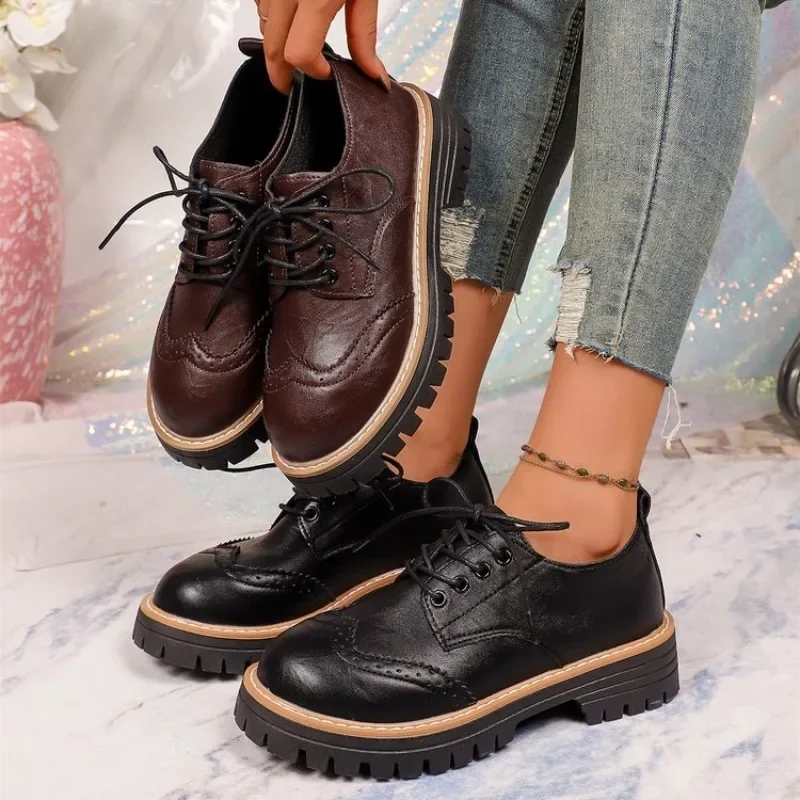 Women Classic Platform Oxford  - Oxford Lace Up Women recension och pris